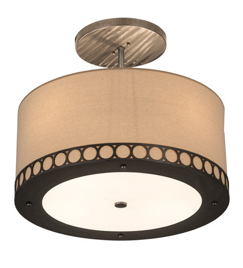 2nd Avenue Cilindro 202822-22 Ceiling Light - Satin Clear Steel