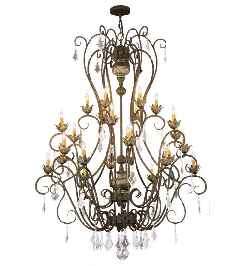 2nd Avenue Felicia 203334-10 Chandelier Light - Tarnished Aztec Gold