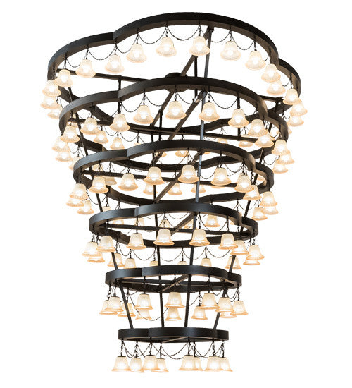 2nd Avenue Cretella 204278-10 Chandelier Light - Solar Black