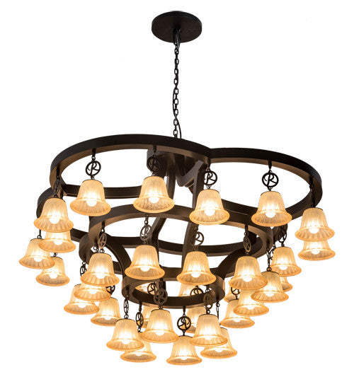 2nd Avenue Cretella 204278-30 Chandelier Light - Solar Black