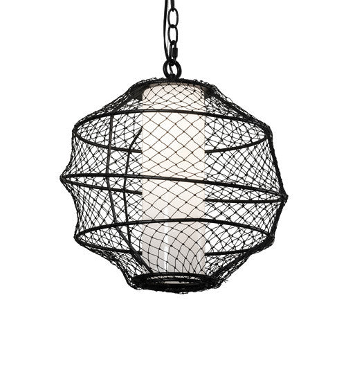 2nd Avenue Omaro Poto 204310-2-F9 Pendant Light - Solar Black