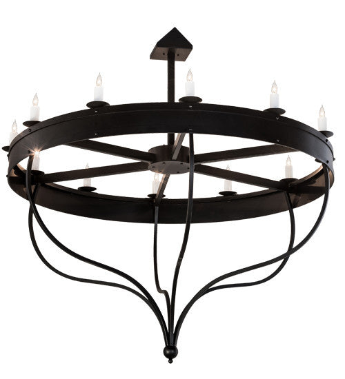 2nd Avenue Parnella 204716-1 Chandelier Light - Blackwash