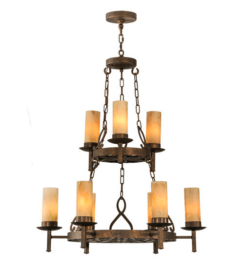 2nd Avenue Newcastle 210185-1.NH Chandelier Light - Gilded Tobacco