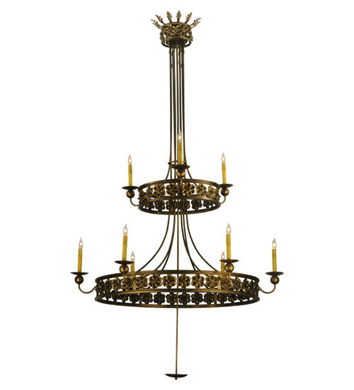 2nd Avenue Montgomery 210717-2FRAME Chandelier Light - Dark Smoke