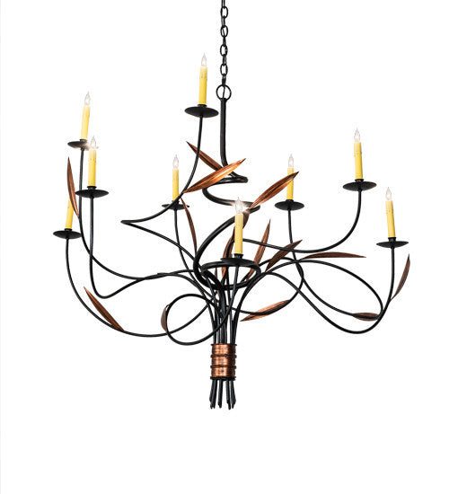 2nd Avenue Layla 211622-1500D Chandelier Light - Blackwash & Cimarron Bronze