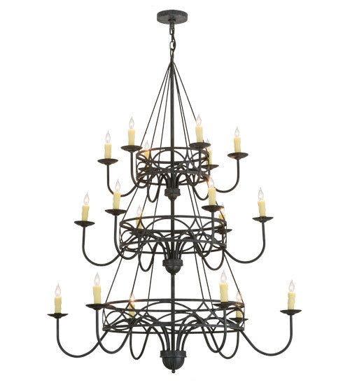 2nd Avenue Polonella 213432-8 Chandelier Light - Antique Iron Gate