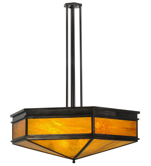 2nd Avenue Davis Street 217888-3 Pendant Light - Craftsman Brown On Waxed Brass