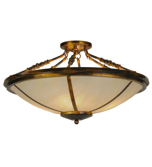 2nd Avenue Commerce 221475-3 Ceiling Light - Light Burnished Transparent Gold