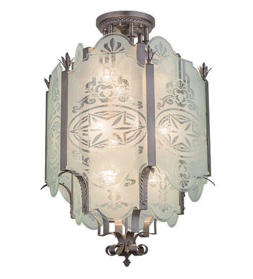 2nd Avenue Chartres 25172-6 Pendant Light - Antique Nickel