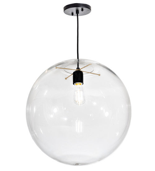 2nd Avenue Bola 28260-10 Pendant Light - Textured Black/Champagne Metallic