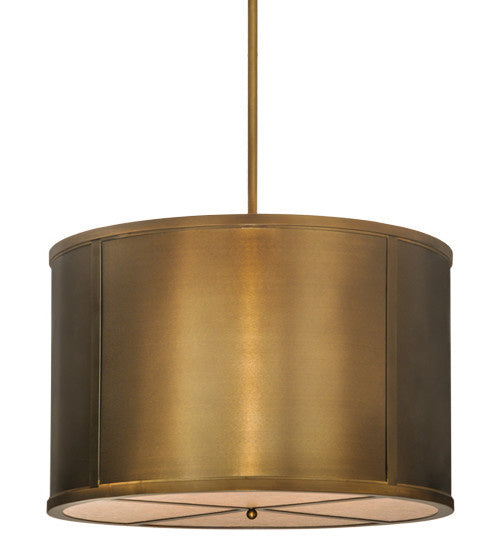 2nd Avenue Drum 30203-56 Chandelier Light - Antique Copper