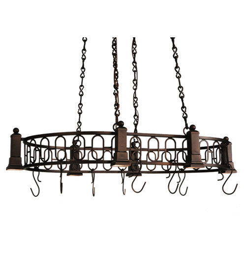 2nd Avenue Revival 34944-17 Chandelier Light - Mahogany Bronze