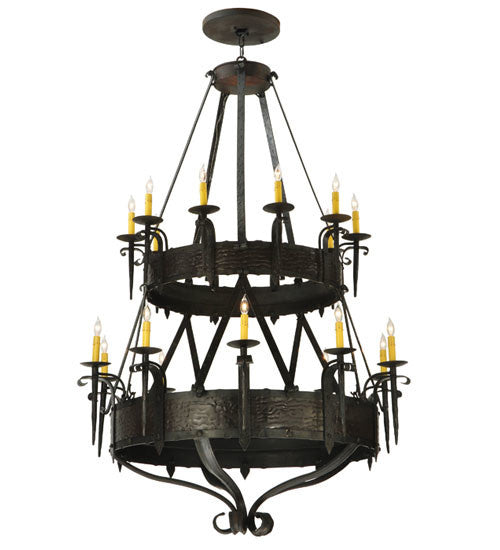 2nd Avenue Costello 34944-22 Chandelier Light - Costello Black