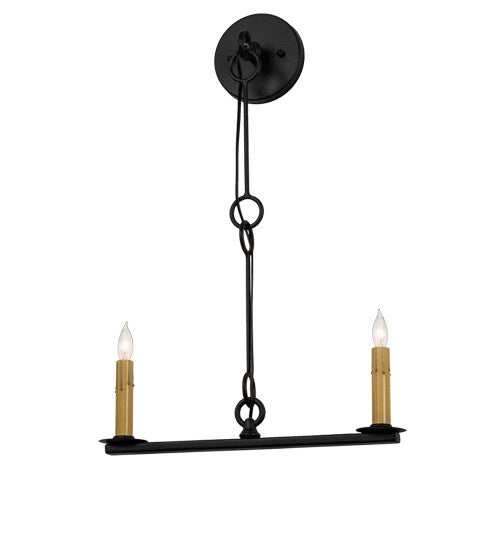 2nd Avenue Rochefort 35020-1500 Wall Sconce Light - Old Wrought Iron