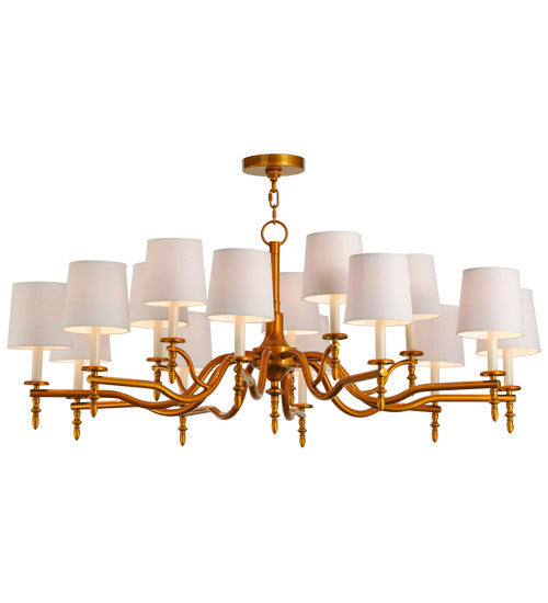 2nd Avenue Toby 39219-46 Chandelier Light - Transparent Copper Over Extreme Chrome