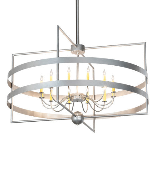 Meyda Tiffany Lighting 225508 Aldari 12 Light Chandelier Chandelier Pewter, Nickel, Silver