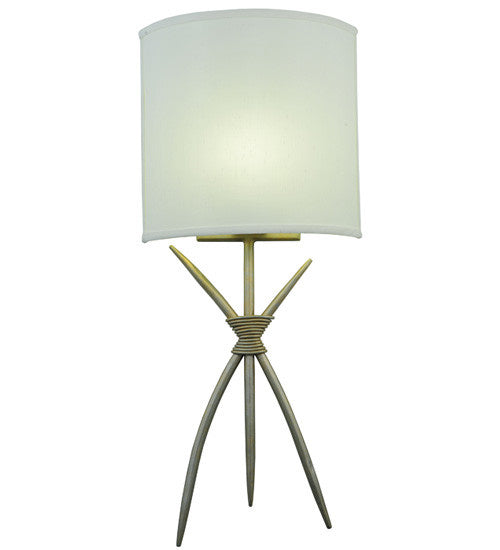 2nd Avenue Sabre 47110-187 Wall Sconce Light - Champagne Silver Metallic