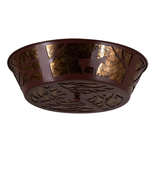 Meyda Tiffany Cowboy 107593 Ceiling Light - Rust