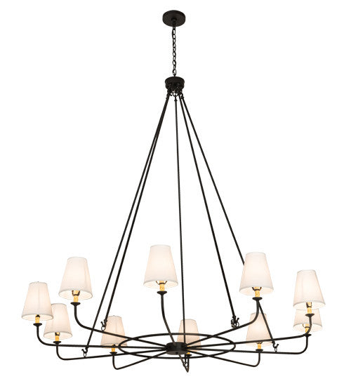 2nd Avenue Brach Ring 48259-1108 Chandelier Light - Textured Black