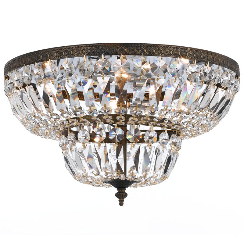 Crystorama Ceiling Mount 724-EB-CL-MWP Ceiling Light - English Bronze