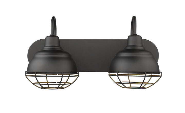 Millennium Neo-Industrial 5422-MB Bath Vanity Light 18 in. wide - Matte Black