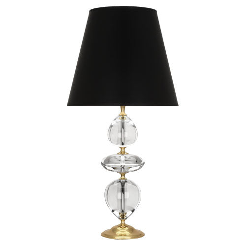 Robert Abbey Lighting 260B Williamsburg Orlando Lamp Clear Crystal W/ Modern Brass