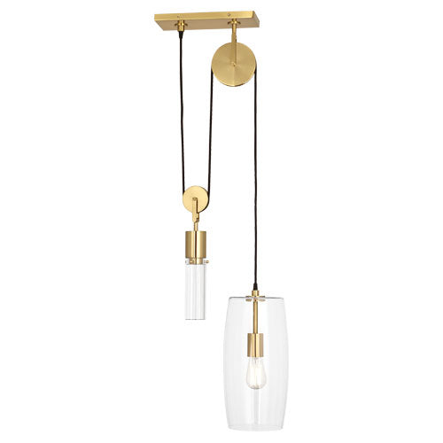 Robert Abbey Gravity 419 Pendant Light - Modern Brass