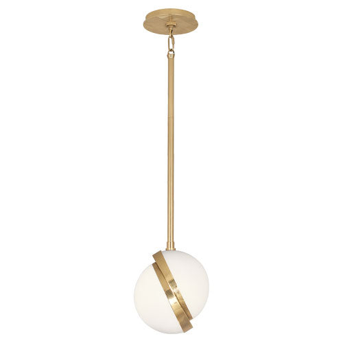 Robert Abbey Michael Berman Brut 624 Pendant Light - Modern Brass