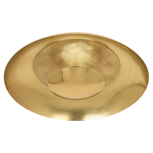 Robert Abbey Michael Berman Brut 626 Ceiling Light - Modern Brass