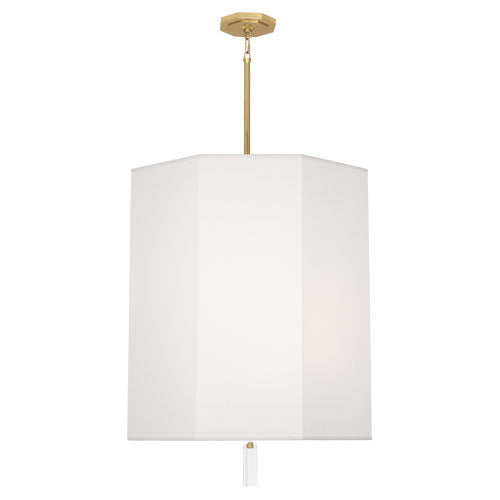 Robert Abbey Kate AW202 Pendant Light - Modern Brass w/ Clear Crystal