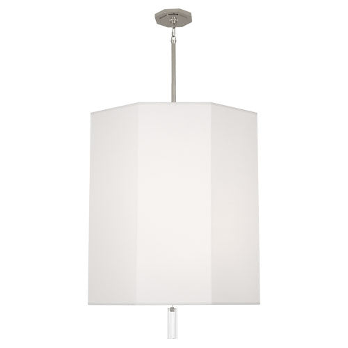 Robert Abbey Kate AW203 Pendant Light - Polished Nickel w/ Clear Crystal