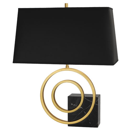 Robert Abbey Jonathan Adler Saturn L911B Wall Sconce Light - Antique Brass w/ Black Marble