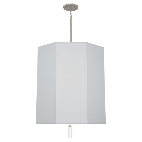 Robert Abbey Kate PG203 Pendant Light - Polished Nickel w/ Clear Crystal