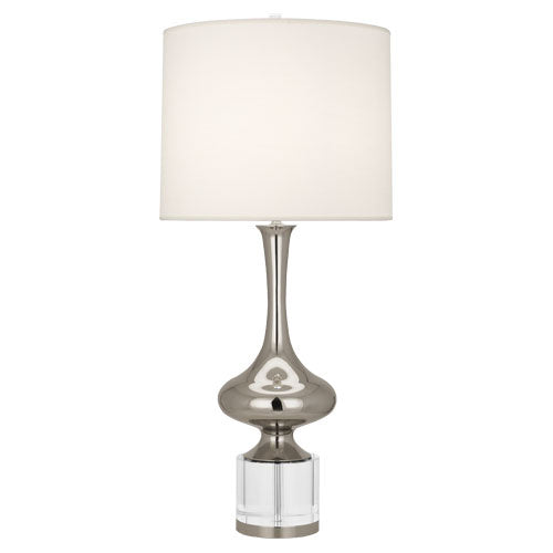 Robert Abbey Lighting S209 Jeannie Lamp Polished Nickel W/ Clear Crystal