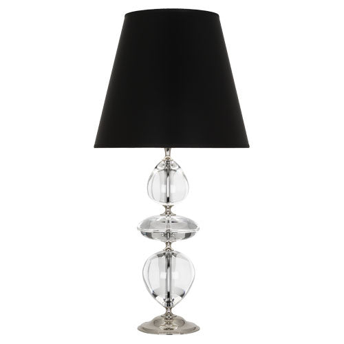 Robert Abbey Lighting S260B Williamsburg Orlando Lamp Clear Crystal W/ Polished Nickel