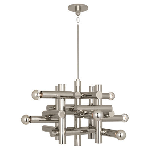 Robert Abbey Jonathan Adler Milano S906 Chandelier Light - Polished Nickel