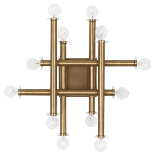 Robert Abbey Jonathan Adler Milano WB901 Wall Sconce Light - Warm Brass