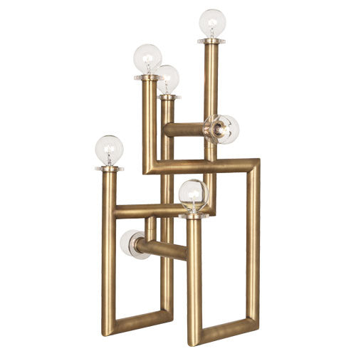 Robert Abbey Lighting WB902 Jonathan Adler Milano Lamp Warm Brass