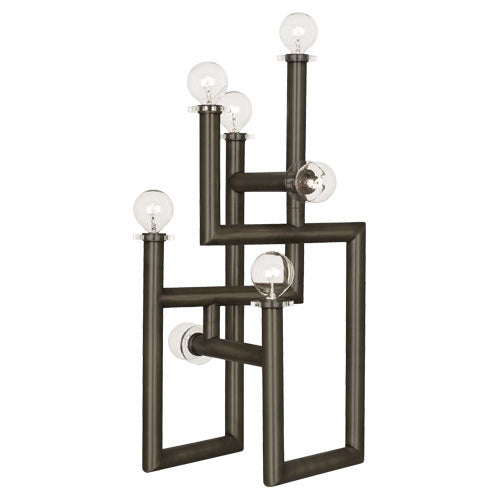 Robert Abbey Lighting Z902 Jonathan Adler Milano Lamp Deep Patina Bronze