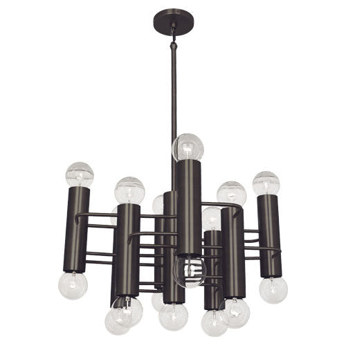 Robert Abbey Jonathan Adler Milano Z903 Chandelier Light - Deep Patina Bronze