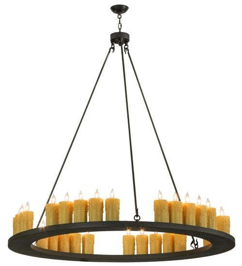 2nd Avenue Deina 50558-1 Chandelier Light - Wrought Iron