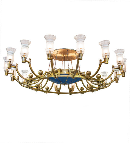 2nd Avenue Kahe 58543-1 Chandelier Light - Brass/Black Hills Gold