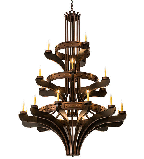 2nd Avenue Castilla 58553-2 Chandelier Light - Mahogany Bronze