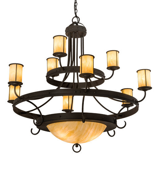 2nd Avenue Nehring 59578-11 Chandelier Light - Wrought Iron