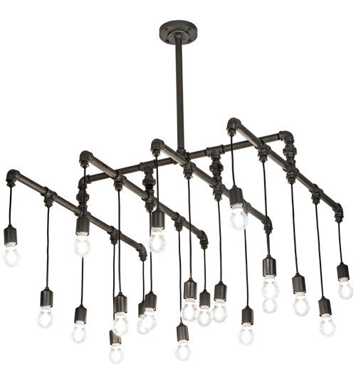 2nd Avenue PipeDream 59735-737 Pendant Light - Wrought Iron