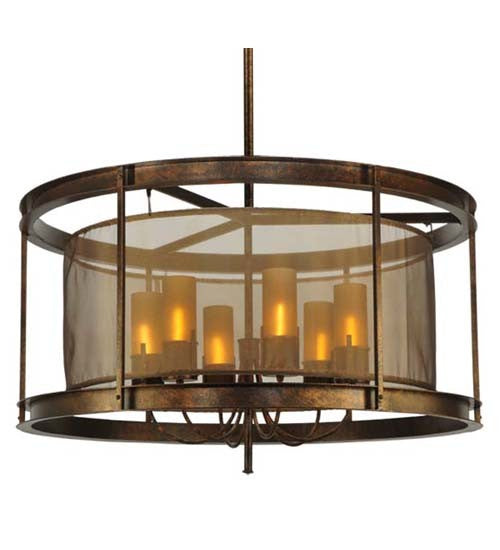 2nd Avenue Cordoba 59735-83 Chandelier Light - Gilded Tobacco