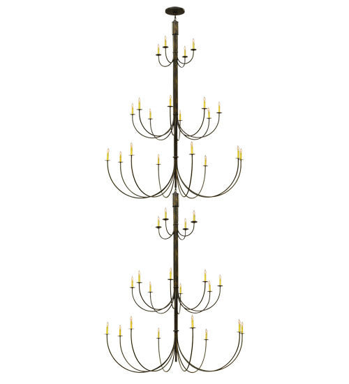 2nd Avenue Cheal 60060-3 Chandelier Light - Timeless Bronze