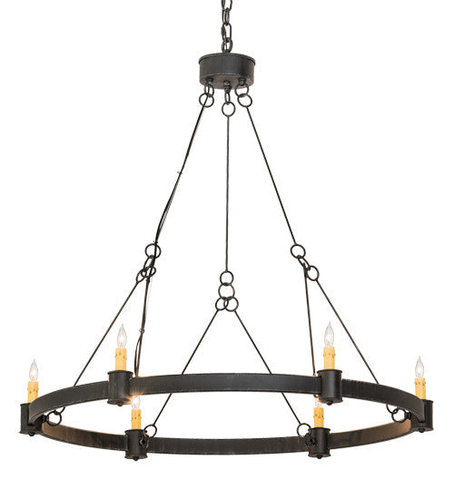 2nd Avenue Kenosha 61664-3.--2880 Chandelier Light - Antique Iron Gate