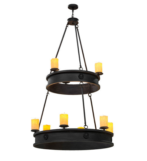 2nd Avenue Lorenzo 62184-19 Chandelier Light - Hand Rubbed Costello Black