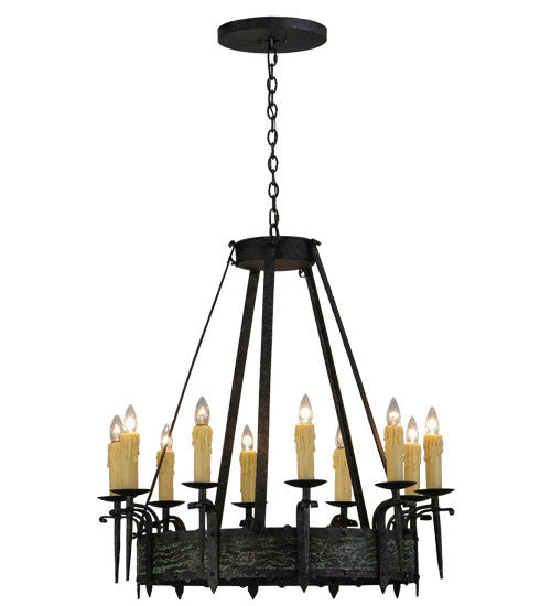 2nd Avenue Costello 62184-6 Chandelier Light - Smoke